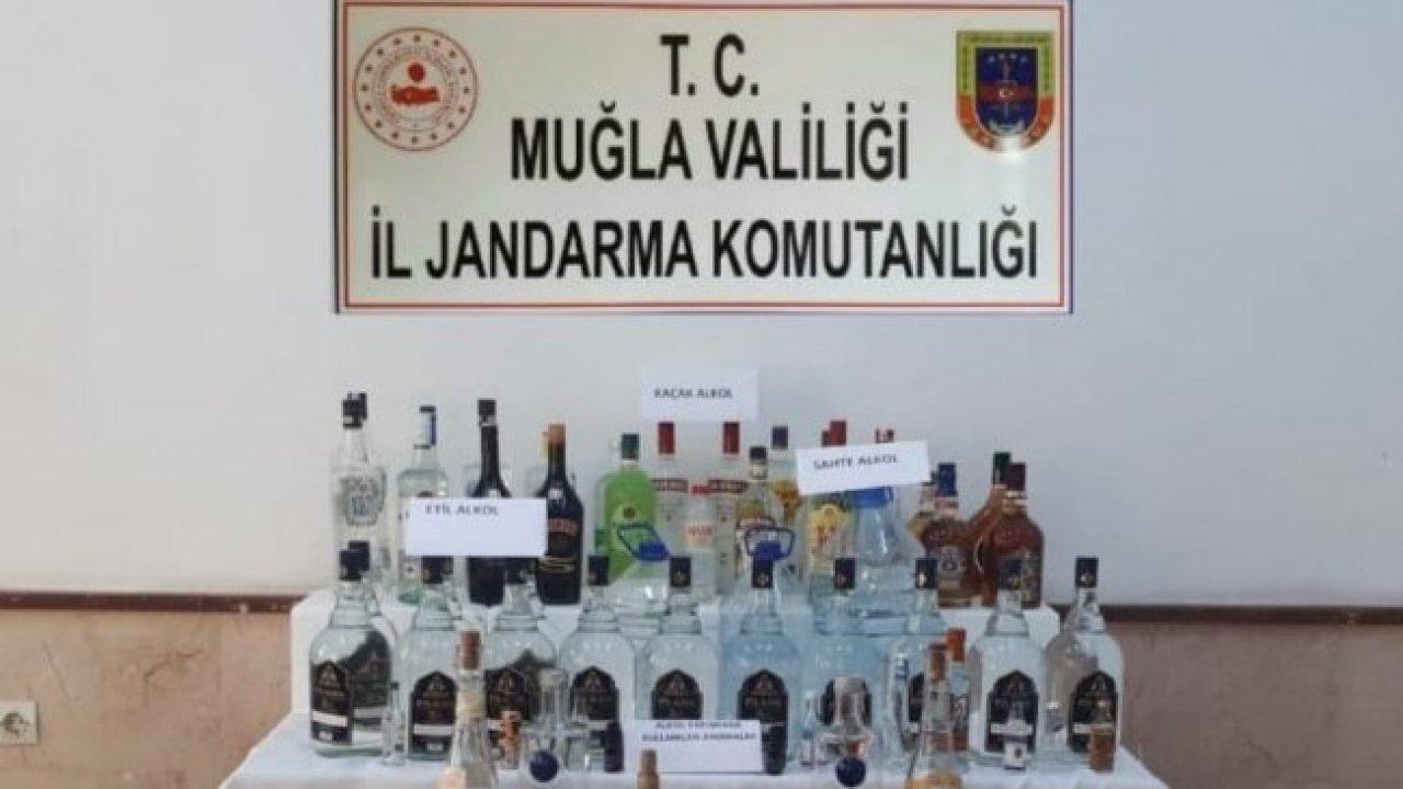 Karabörtlen’de kaçak içki operasyonu düzenlendi