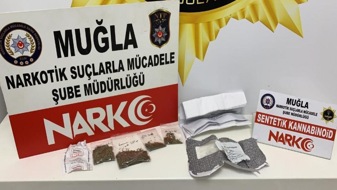 Muğla'da uyuşturucu operasyonunda yakalanan 3 zanlı tutuklandı
