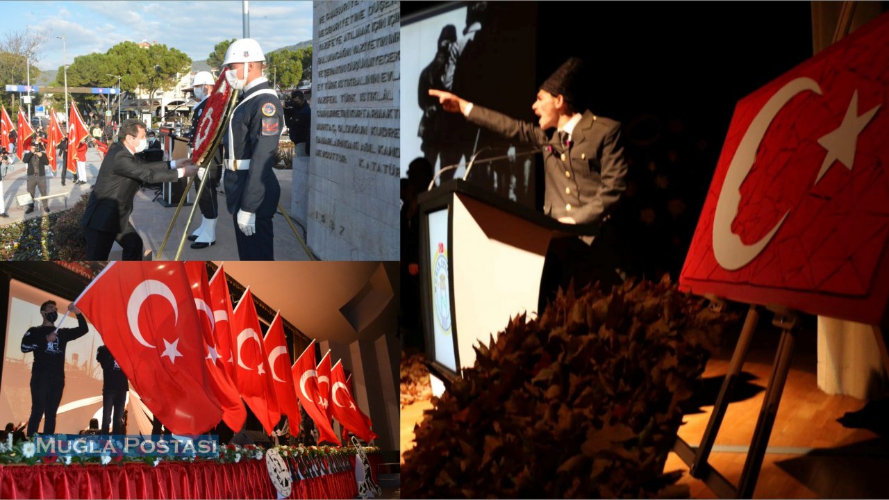 “Atatürk” Muğla’da 82. yıldönümünde anıldı