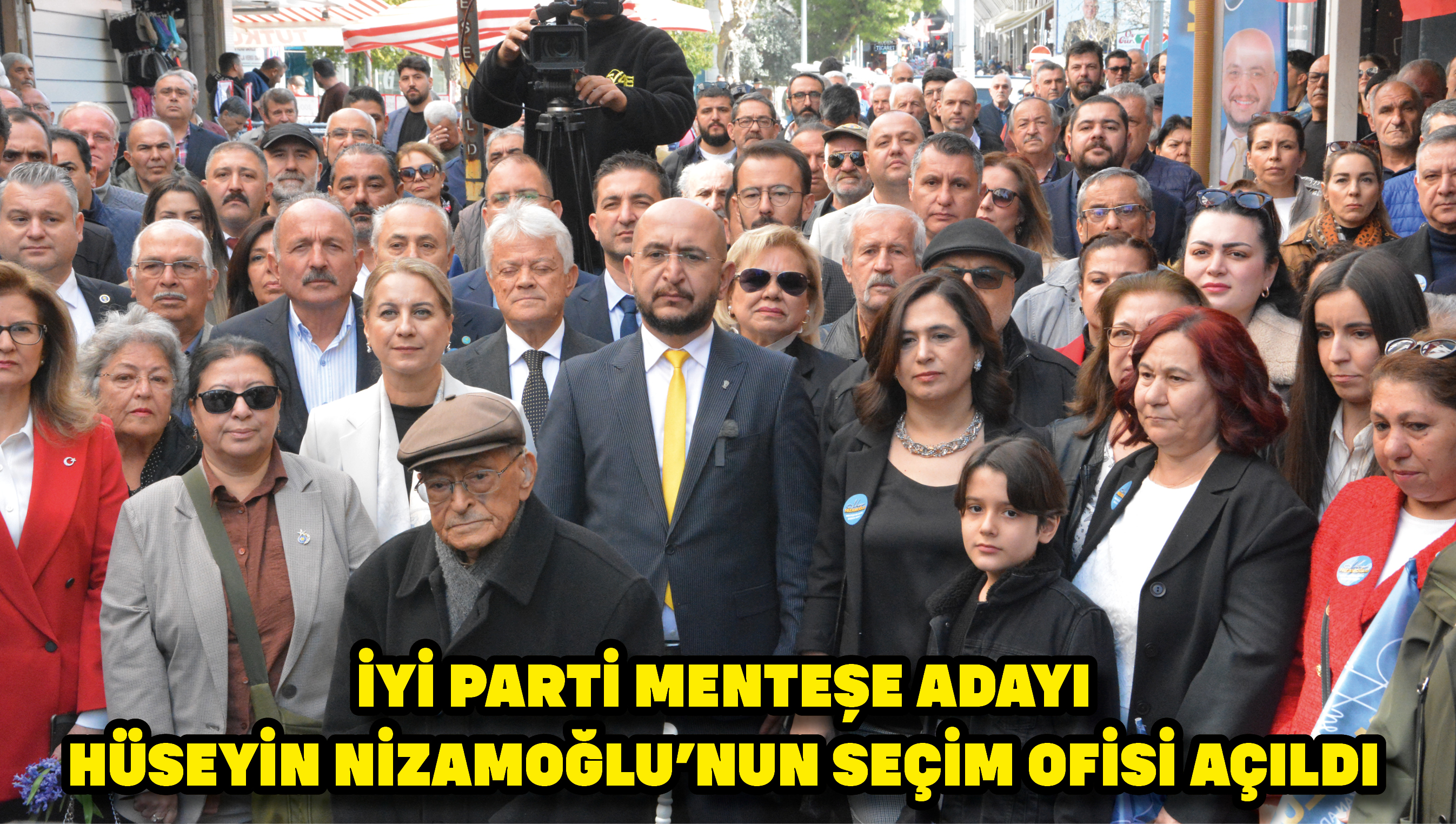 İYİ Parti Menteşe Adayı Hüseyin Nizamoğlu’nun seçim ofisi açıldı