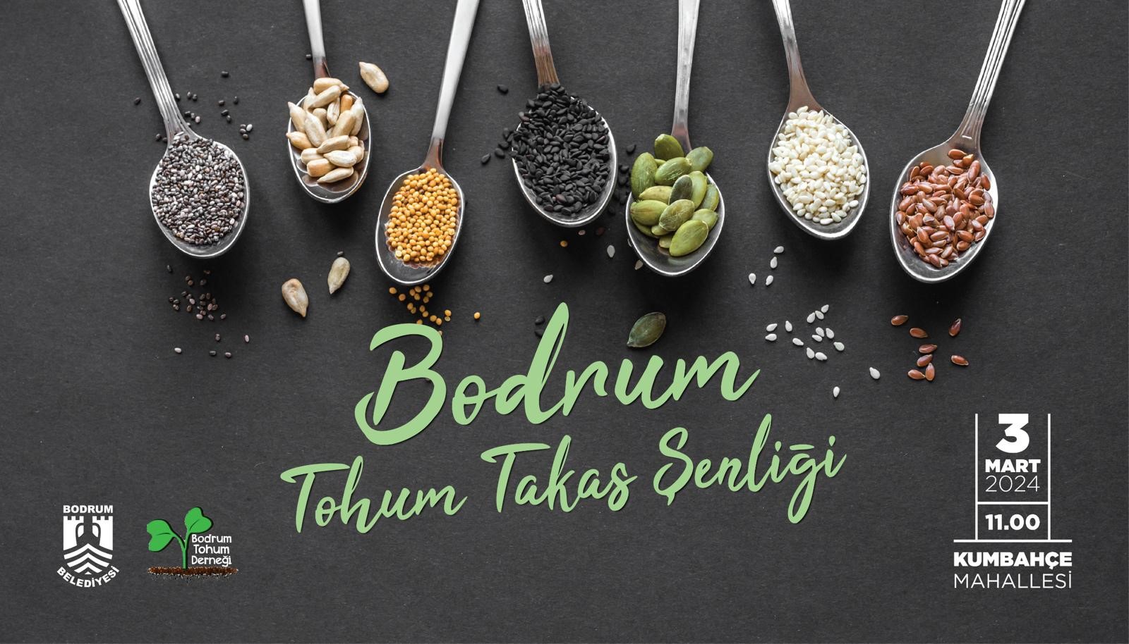 Bodrum'da   3 Mart’ta Tohum Takas Şenliği düzenlenecek