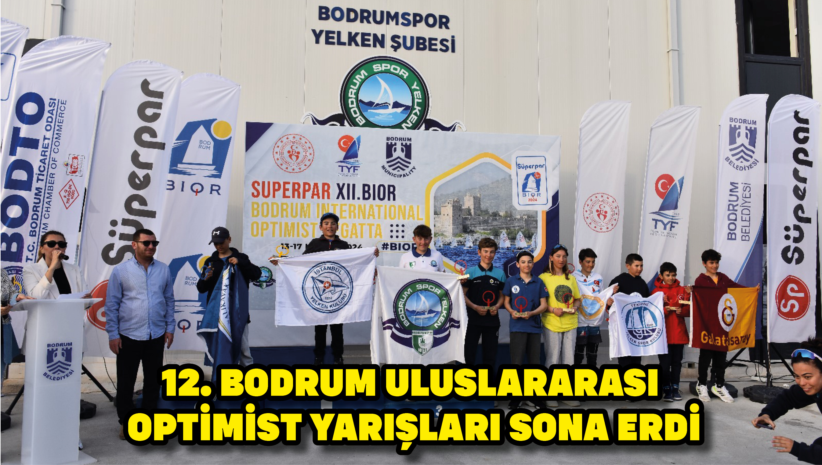 12. Bodrum Uluslararası Optimist Yarışları sona erdi
