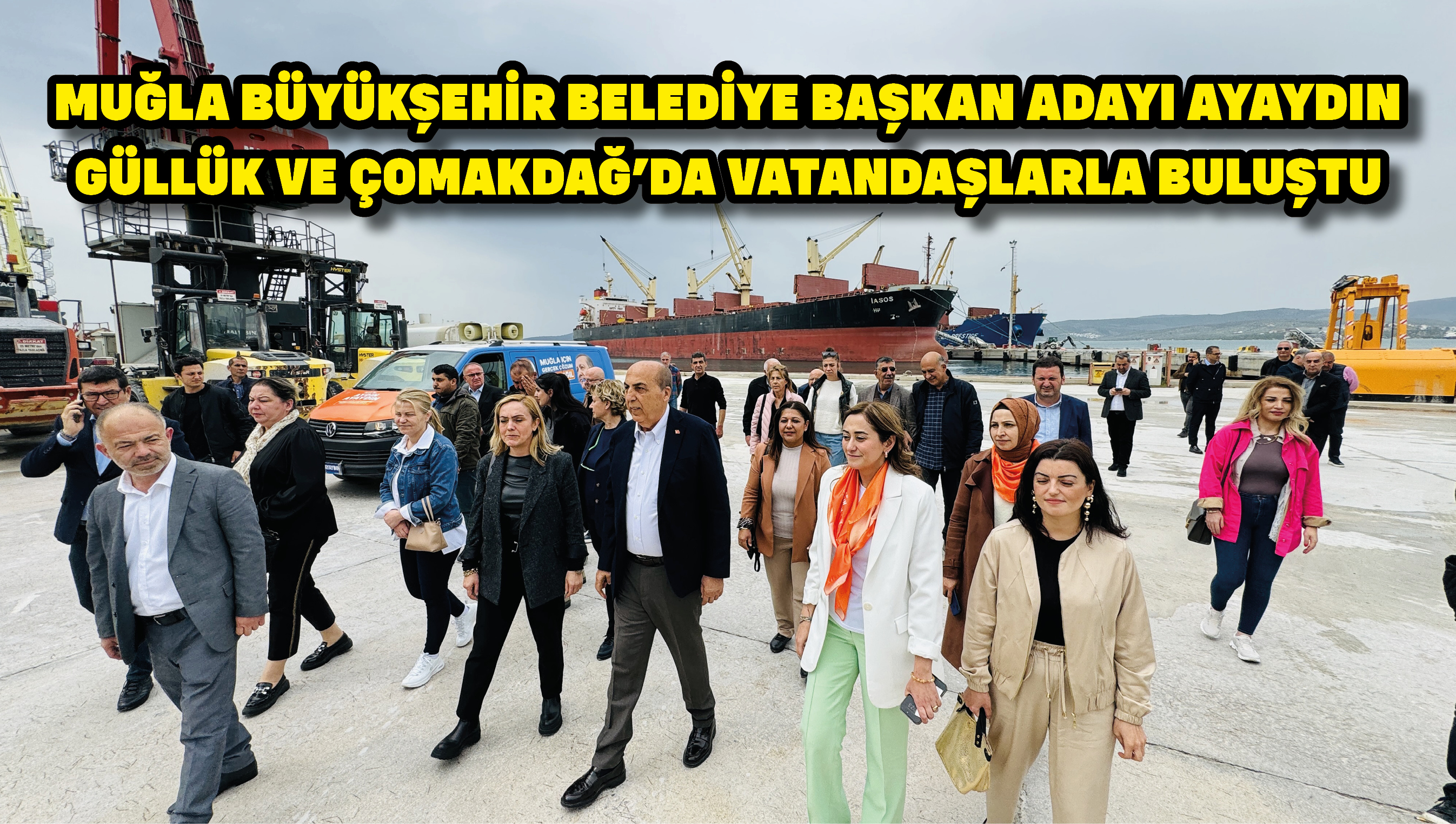Muğla Büyükşehir Belediye Başkan adayı Ayaydın Güllük ve Çomakdağ'da vatandaşlarla buluştu