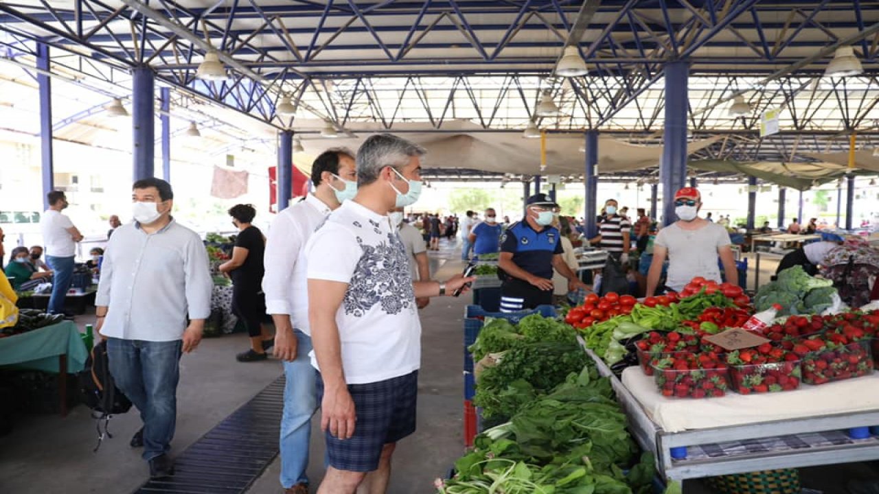 Başkan Oktay, semt pazarlarını ziyaret etti
