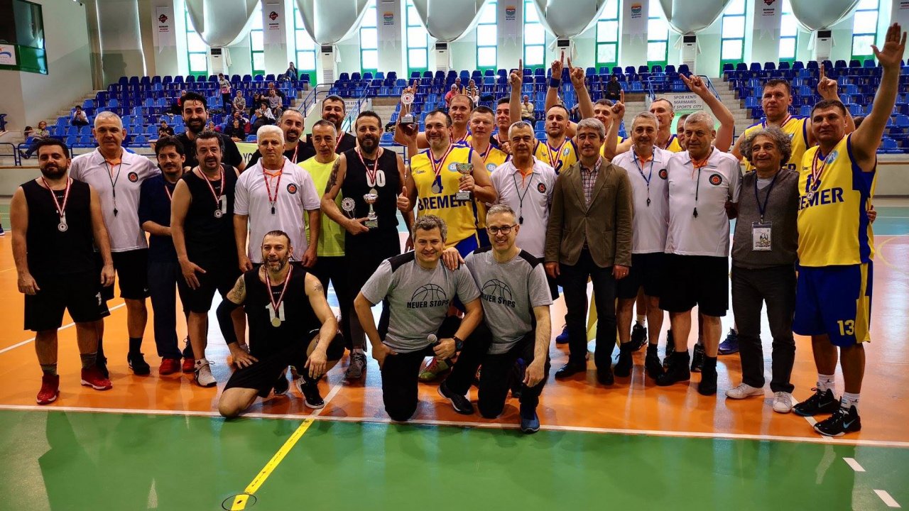 Uluslararası Marmaris Veteran Basketbol Turnuvası sona erdi