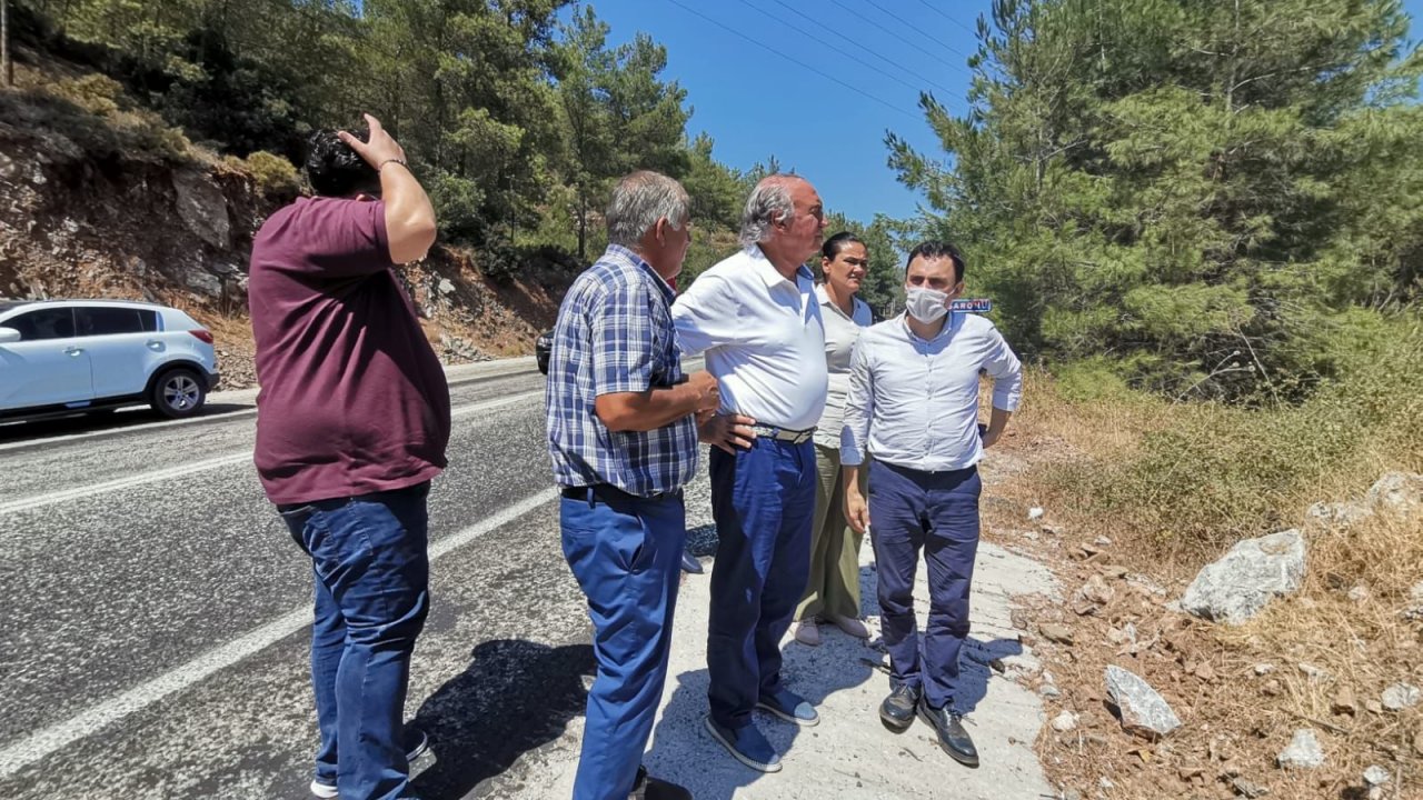 Milletvekili Demir'den, Marmaris'te yangından etkilenenlere ziyaret