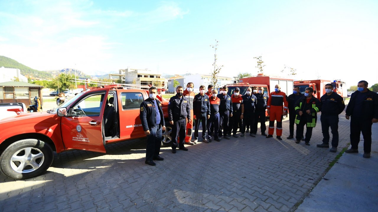 İzmir’deki ekipler Muğla’ya döndü