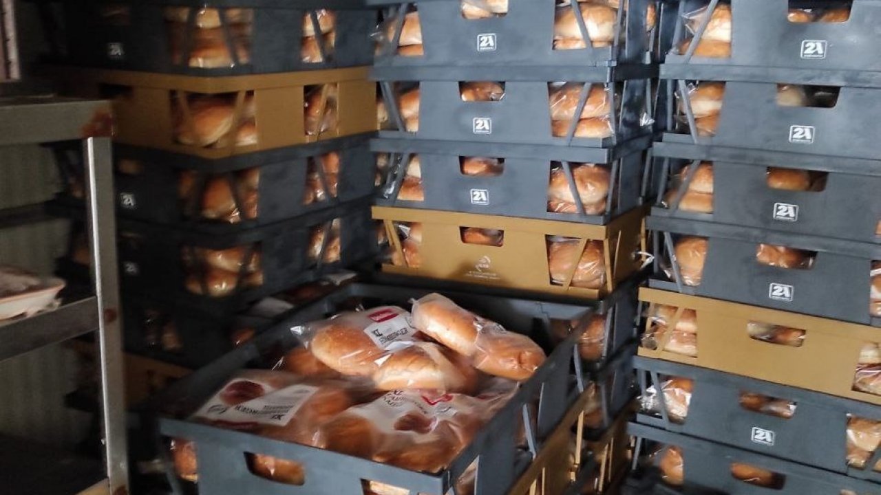 Son kullanma tarihi geçmiş 408 paket hamburger ekmeğine el konuldu