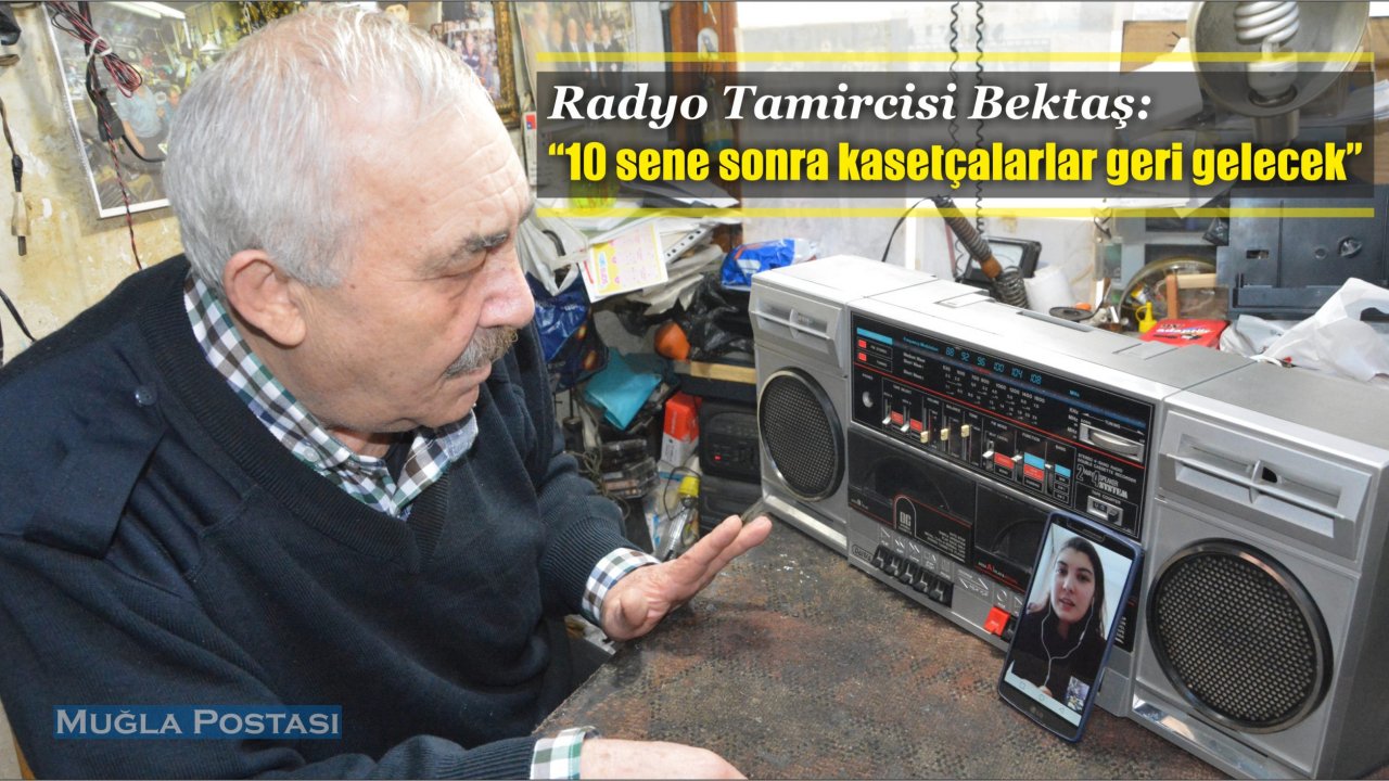 Radyo Tamircisi Bektaş: “10 sene sonra kasetçalarlar geri gelecek”