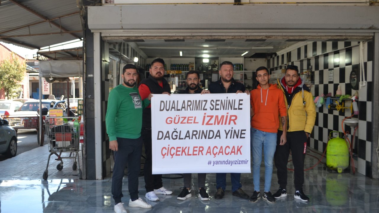 Genç işletmecilerden İzmir’e odun ve yatak yardımı