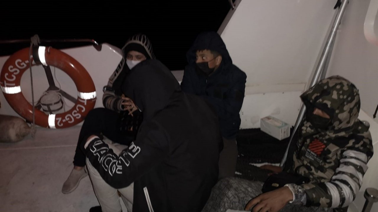 Muğla açıklarında 4 sığınmacı kurtarıldı