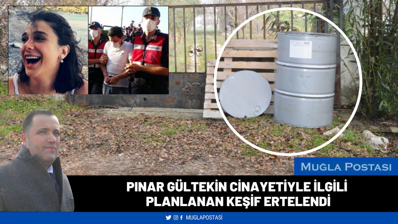 Pınar Gültekin cinayetiyle ilgili planlanan keşif ertelendi