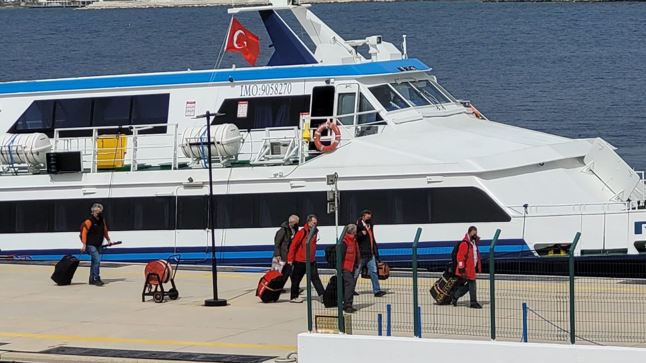 Salgın süresince durdurulan Kos-Bodrum feribot seferleri yeniden başladı